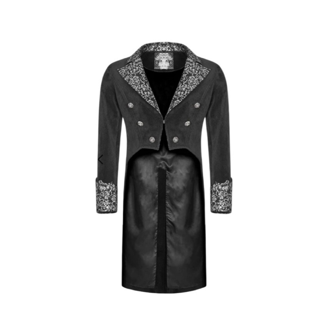 Neo Victorian Men's Black Military Jacket [L]